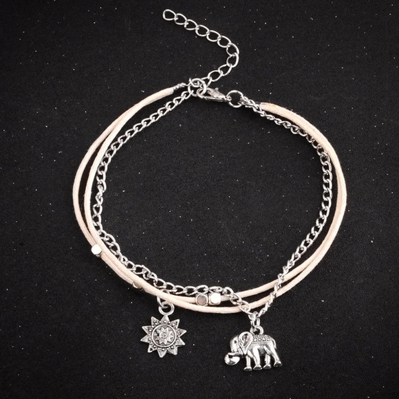 ✨HOST PICK!✨Elephant and Sun Boho Ankle Bracelet - Picture 5 of 6